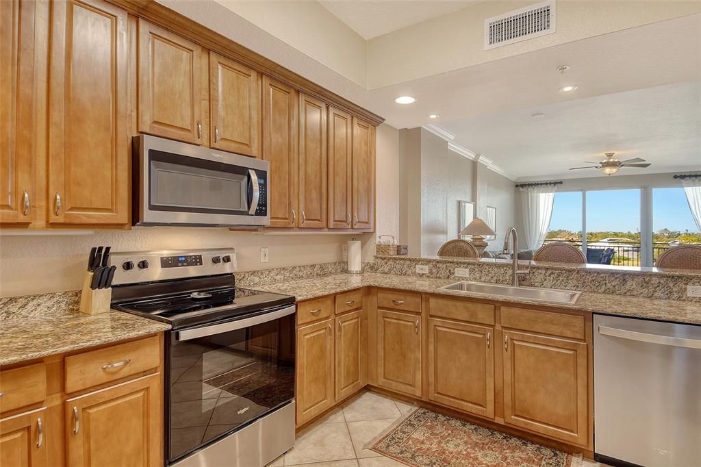 Interior, Kitchen, Recessed Lighting, Stainless Steel Appliances