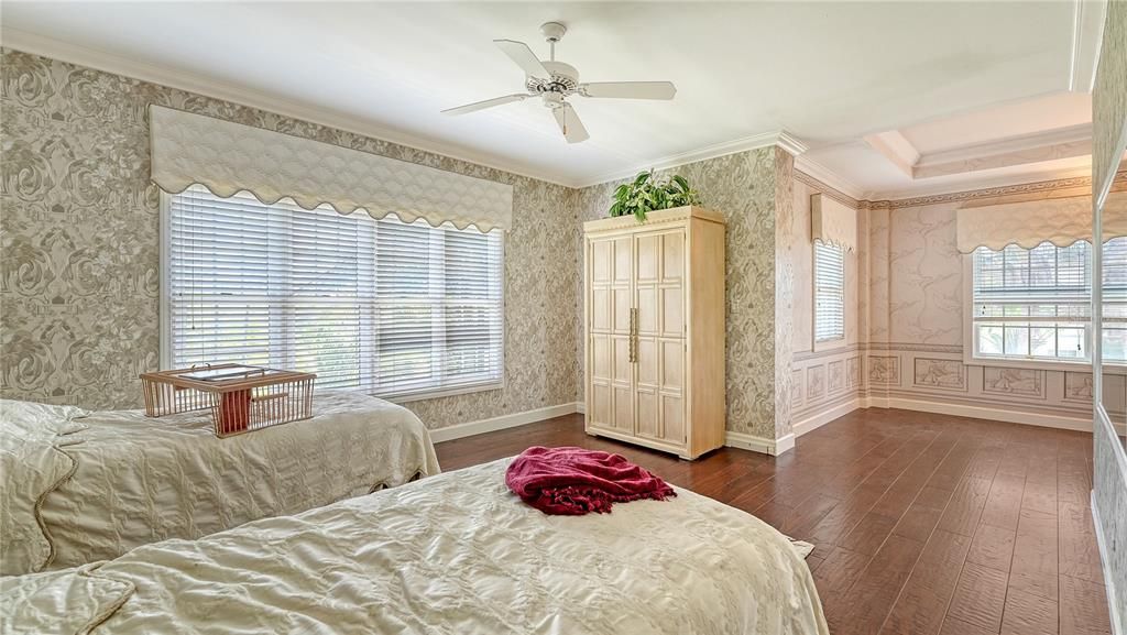 Bedroom, Interior, Wood Texture Flooring