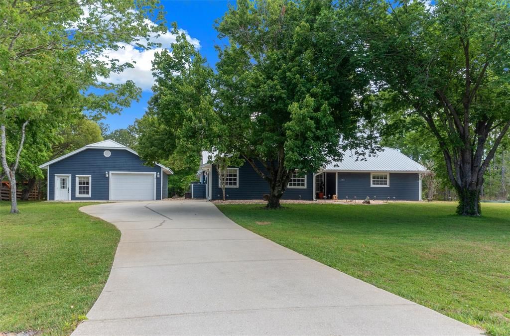 Backyard, Detached Garage, Exterior