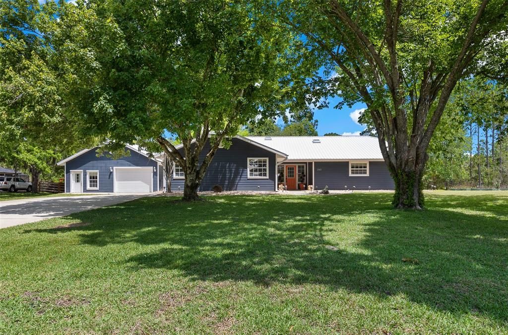Backyard, Detached Garage, Exterior