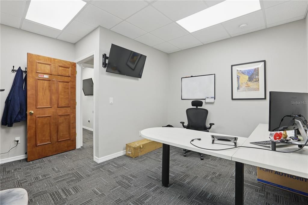 Home Office, Interior, Recessed Lighting