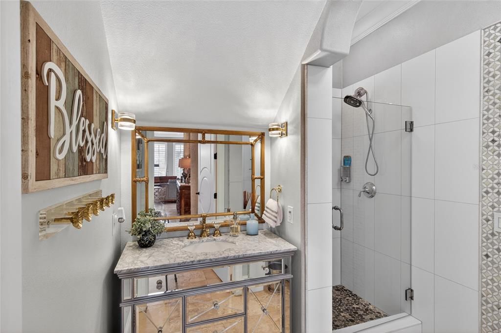 Bathroom, Glass Shower, Interior