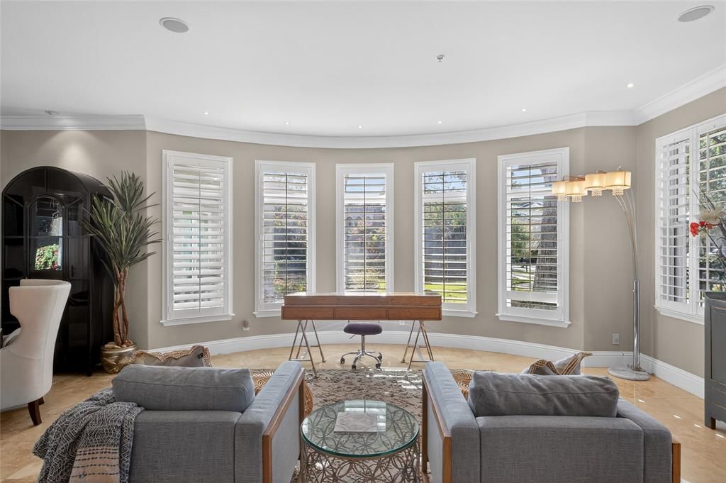 Home Office, Interior, Living room, Recessed Lighting