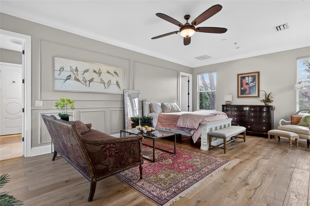 Bedroom, Fireplace, Interior, Living room, Wood Texture Flooring