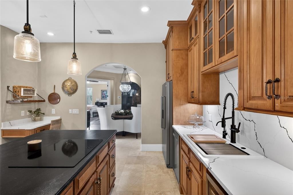Interior, Kitchen, Pendant Lights, Recessed Lighting