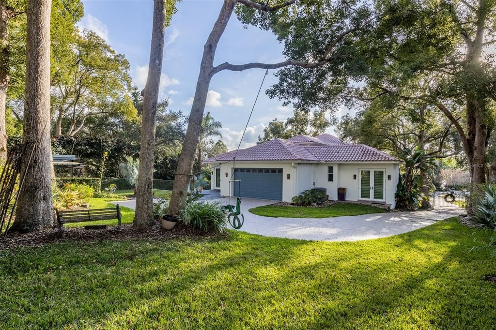 Attached, Backyard, Exterior, Facade, Ranch