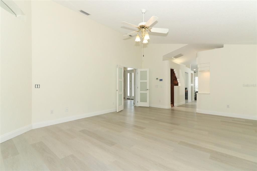 Empty room, Interior, Wood Texture Flooring
