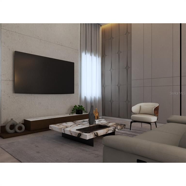 Interior, Living room