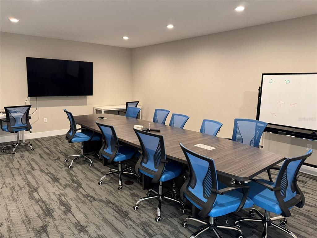 Home Office, Interior, Recessed Lighting