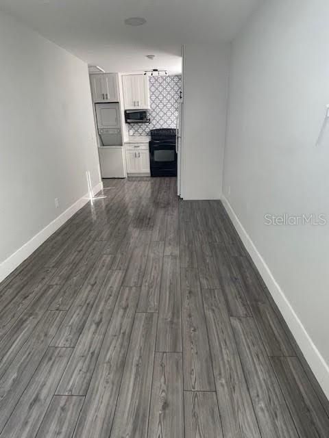 Interior, Kitchen, Tile Countertops, Wood Texture Flooring