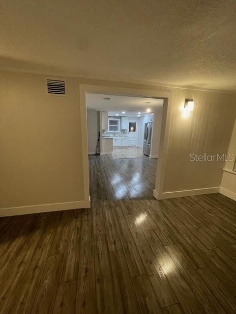 Empty room, Interior, Wood Texture Flooring