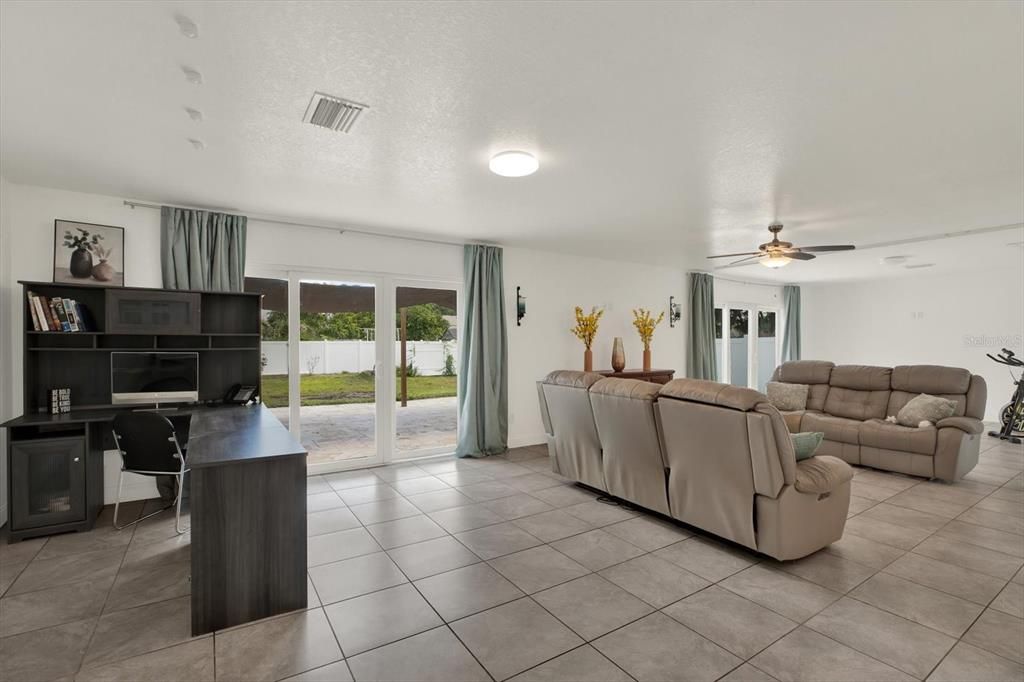 Home Office, Interior, Living room