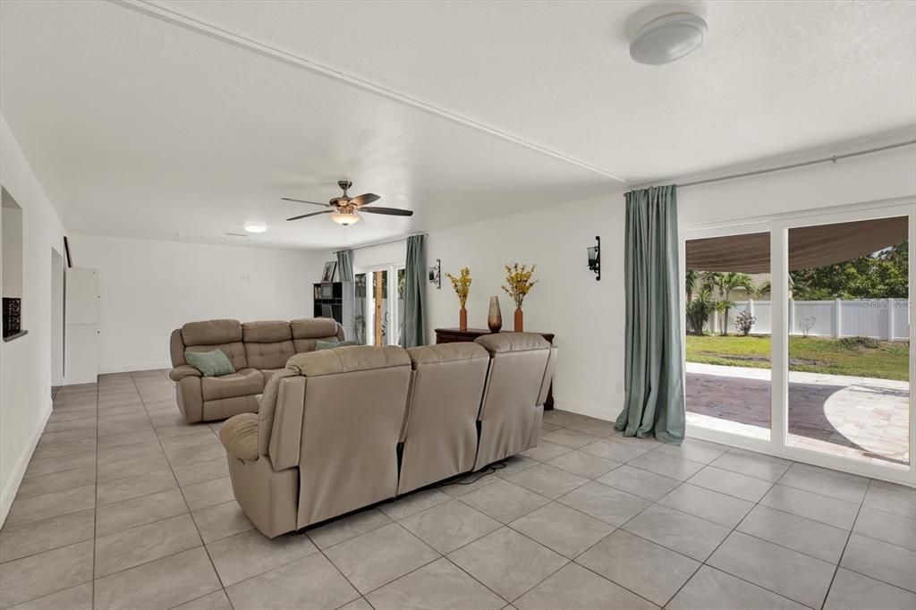 Interior, Living room, Recessed Lighting