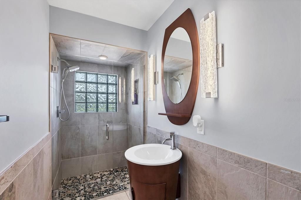 Bathroom, Free Standing Baths, Interior, Recessed Lighting