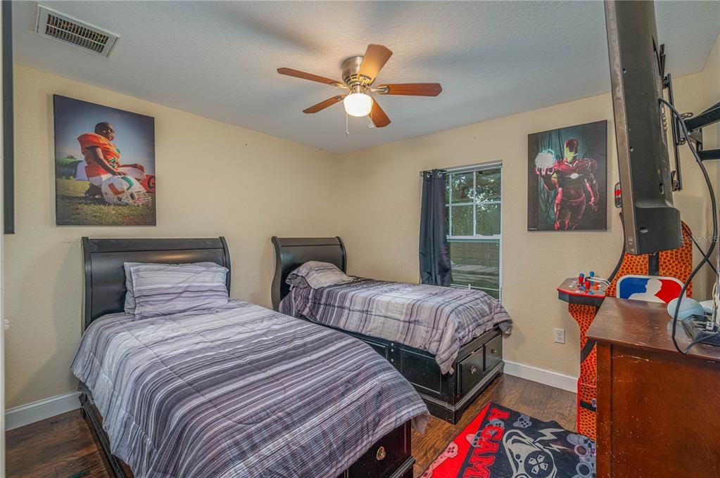 Bedroom, Interior, Wood Texture Flooring