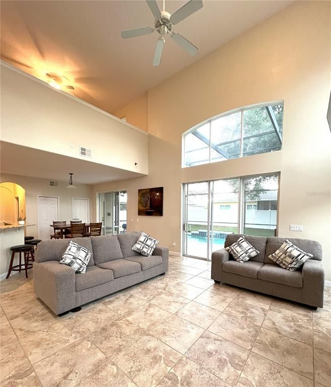 Dining room, Interior, Kitchen, Living room, Pendant Lights