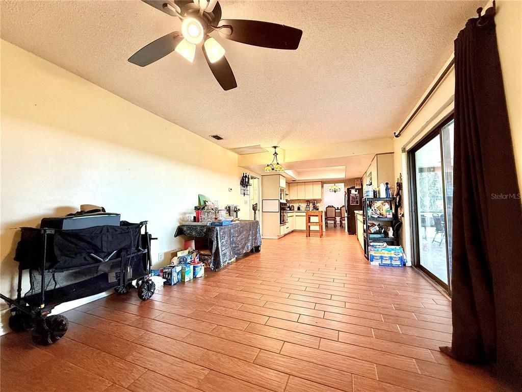 Interior, Kitchen, Wood Texture Flooring