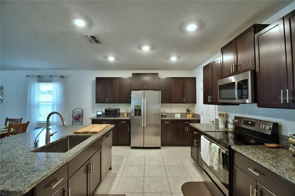 Interior, Kitchen, Recessed Lighting, Stainless Steel Appliances