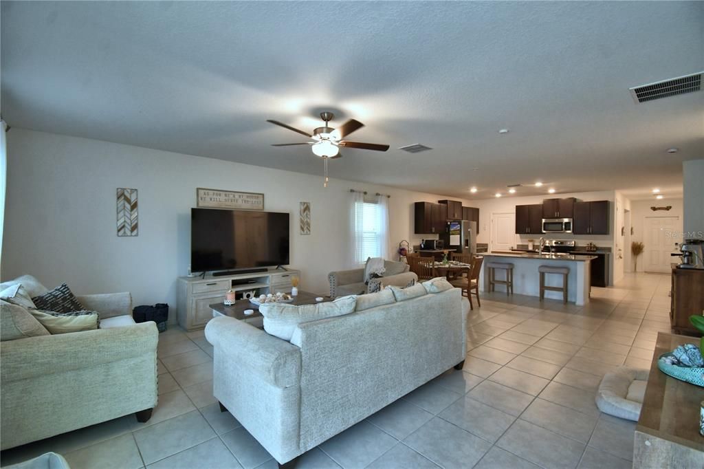 Interior, Kitchen, Living room, Recessed Lighting, Stainless Steel Appliances