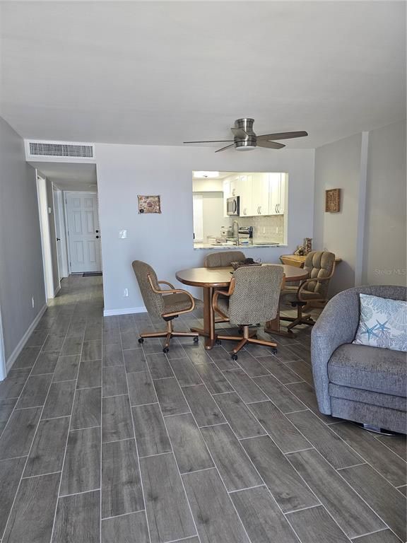 Dining room, Interior, Wood Texture Flooring