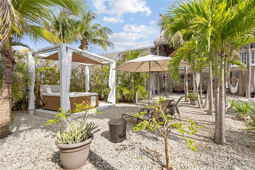 Backyard, Exterior, Hot Tub