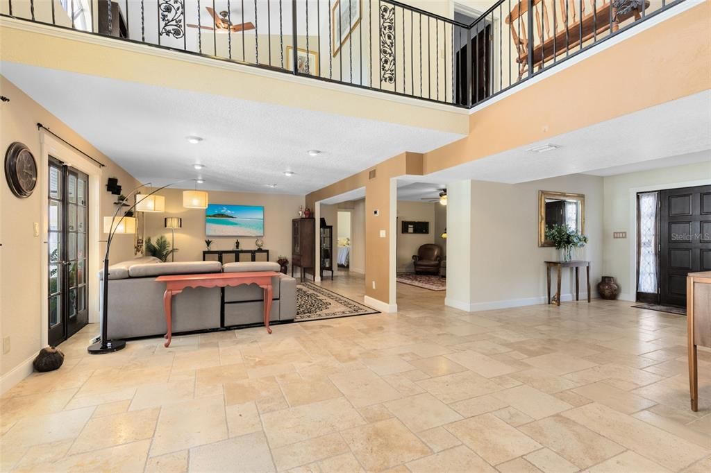 Interior, Living room, Recessed Lighting