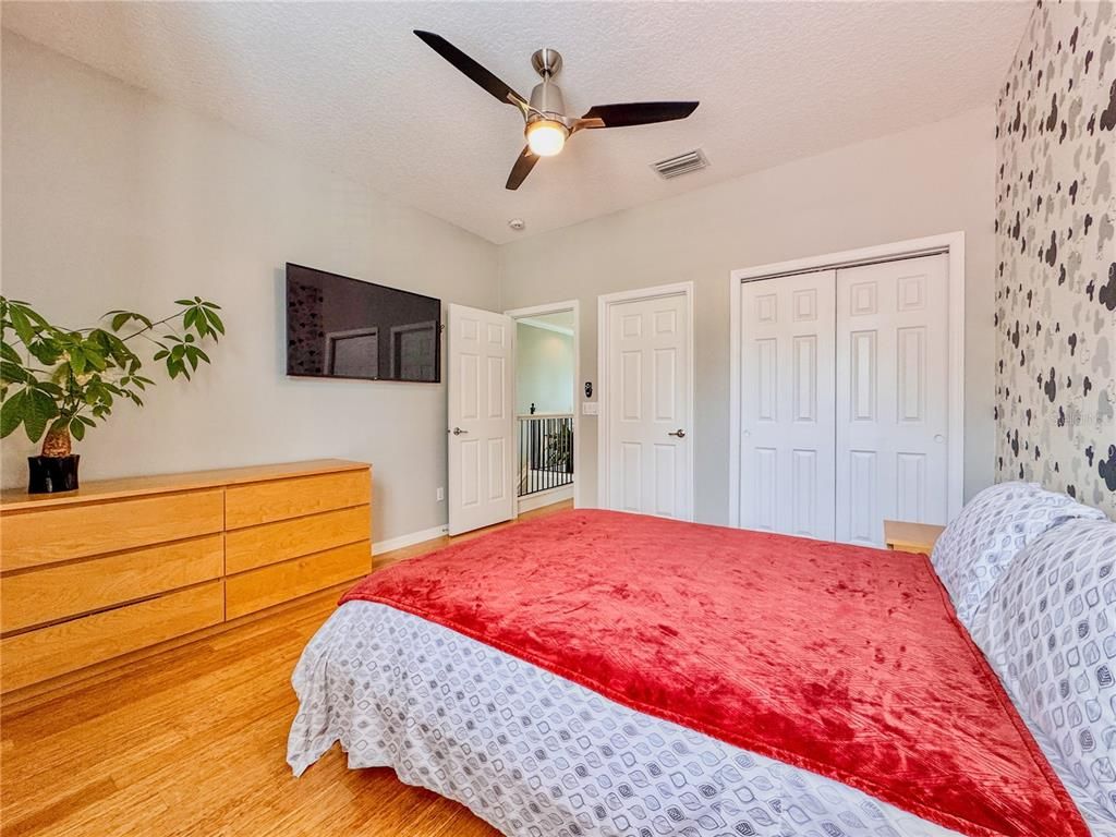 Bedroom, Interior, Wood Texture Flooring