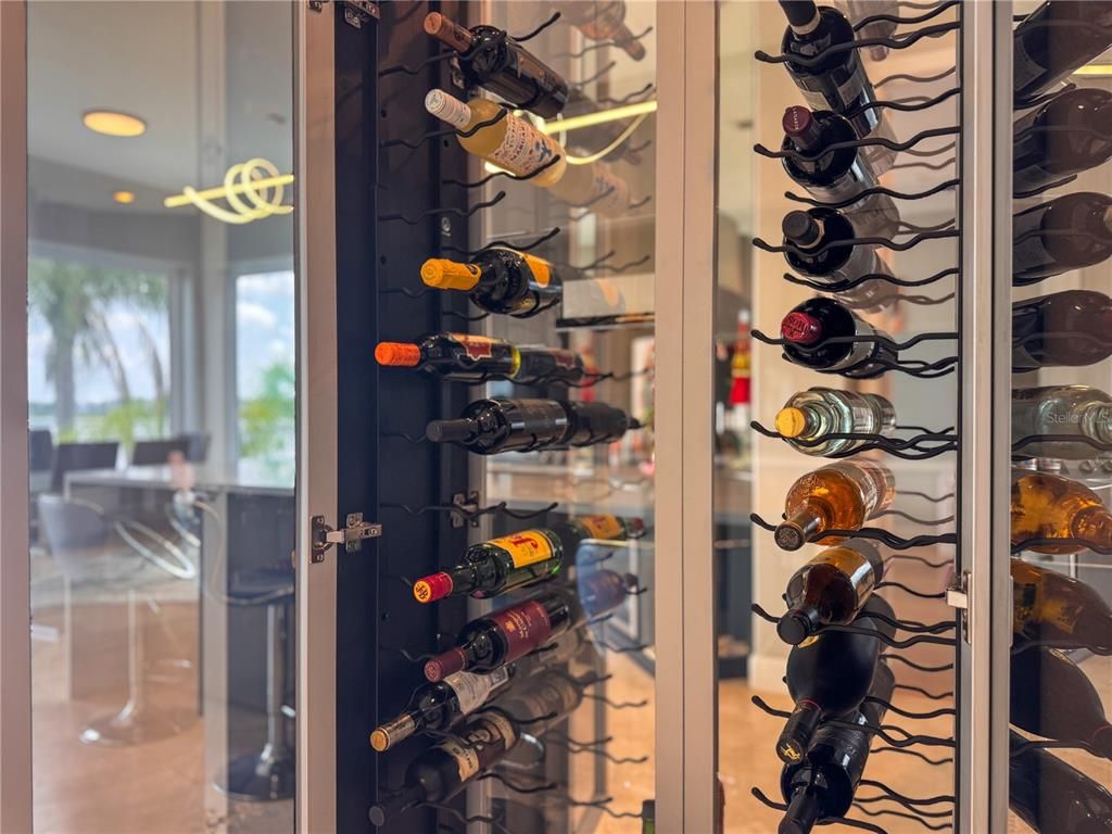 Interior, Recessed Lighting, Wine Storage