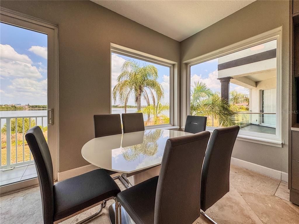 Dining room, Interior, Water