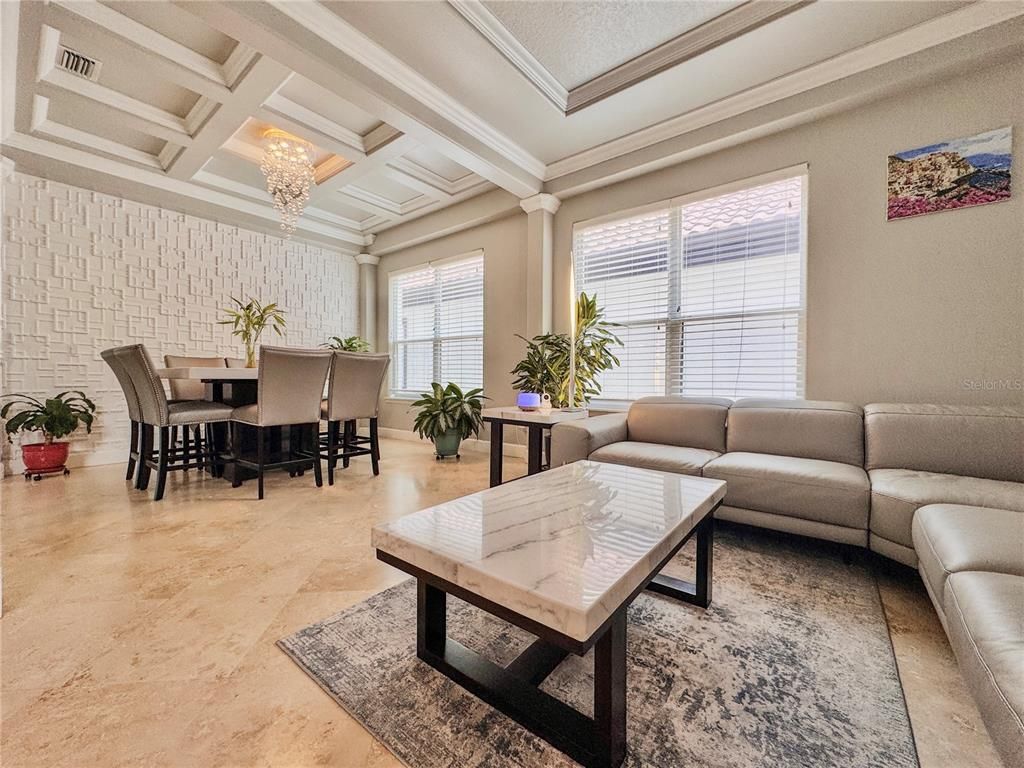 Chandelier, Dining room, Interior, Living room