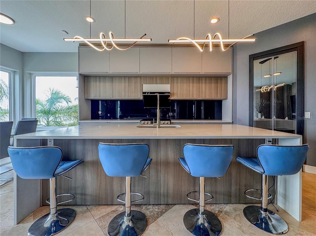 Interior, Kitchen, Pendant Lights, Recessed Lighting