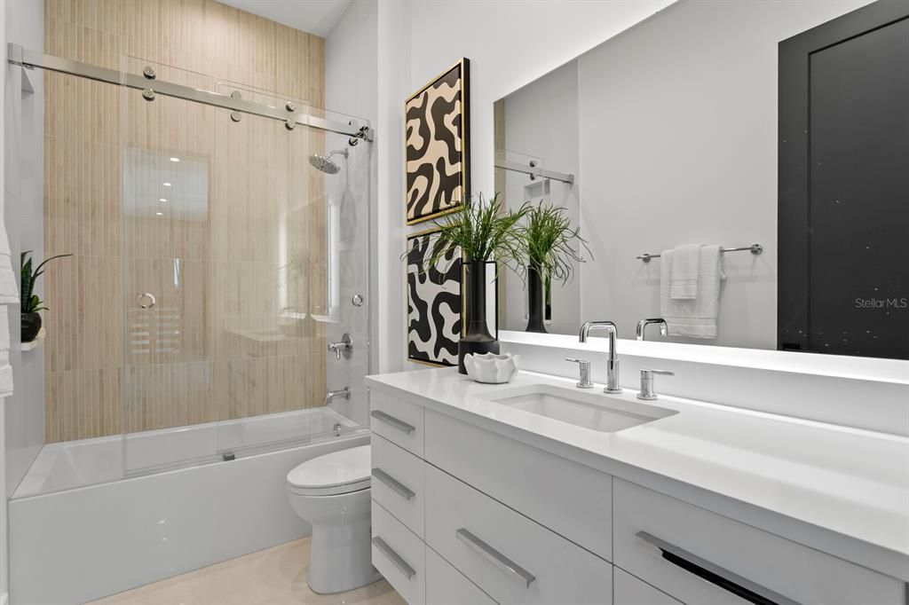 Bathroom, Glass Shower, Interior