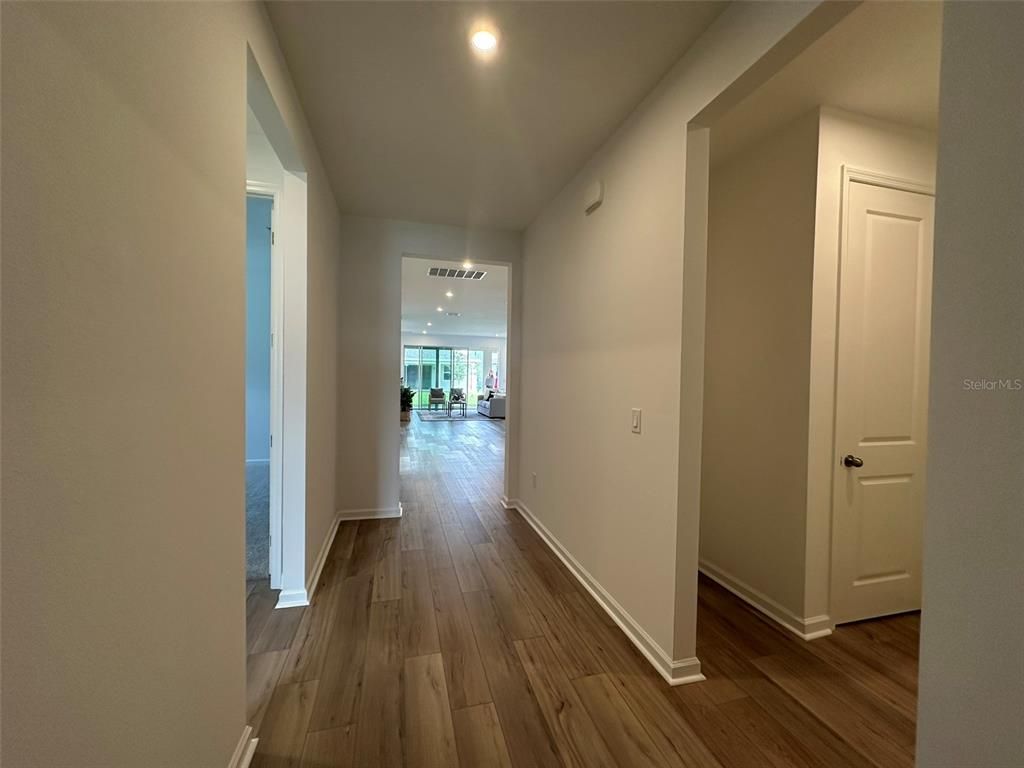 Interior, Recessed Lighting, Wood Texture Flooring