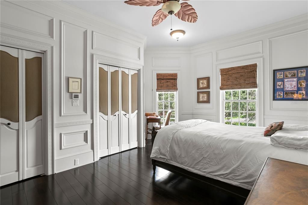 Bedroom, Interior, Wood Texture Flooring