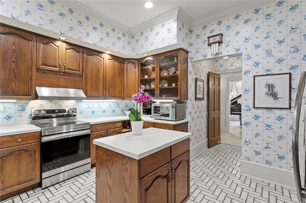 Interior, Kitchen, Recessed Lighting, Stainless Steel Appliances