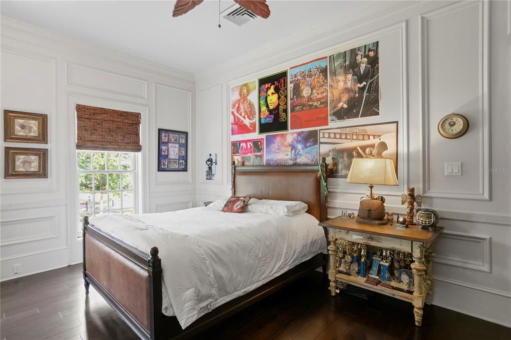 Bedroom, Interior, Wood Texture Flooring