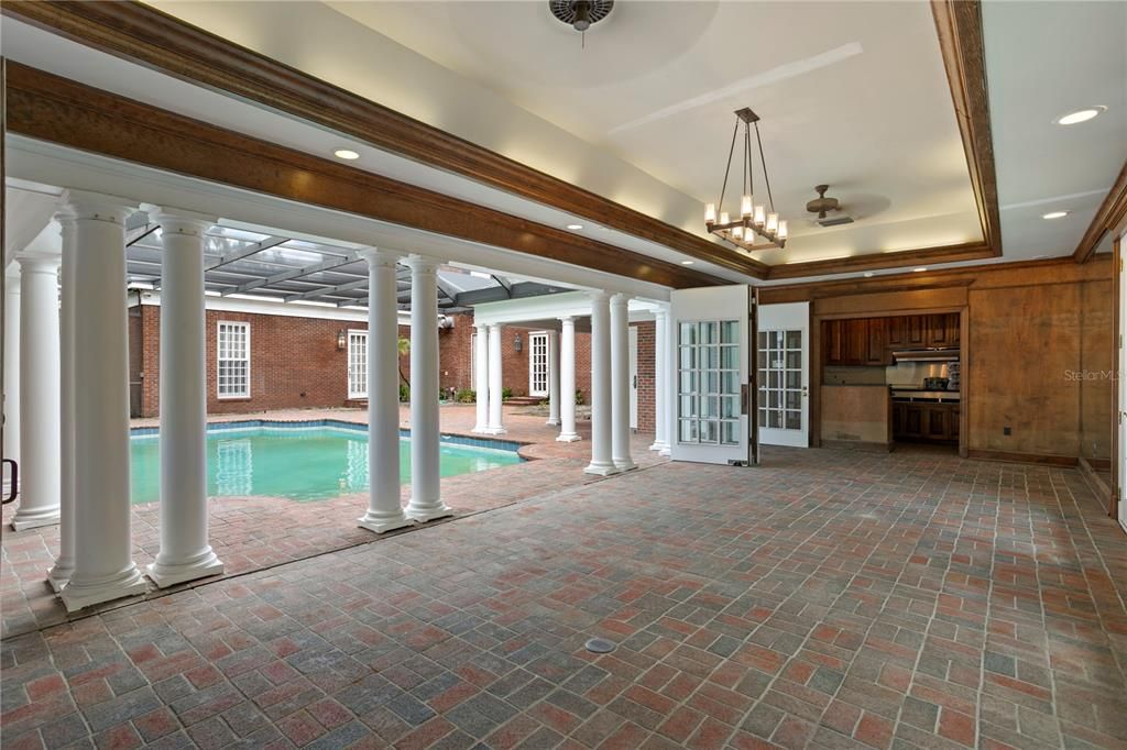 Chandelier, Interior, Pendant Lights, Pool, Recessed Lighting