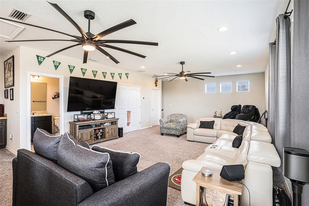 Interior, Living room, Recessed Lighting