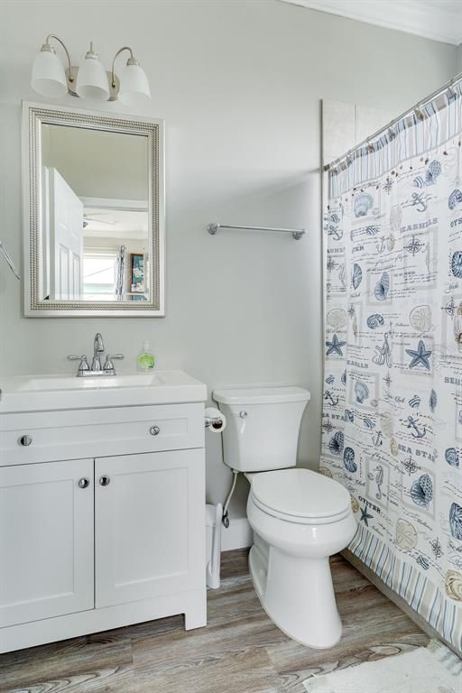Bathroom, Interior, Wood Texture Flooring