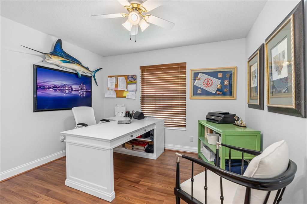 Home Office, Interior, Wood Texture Flooring