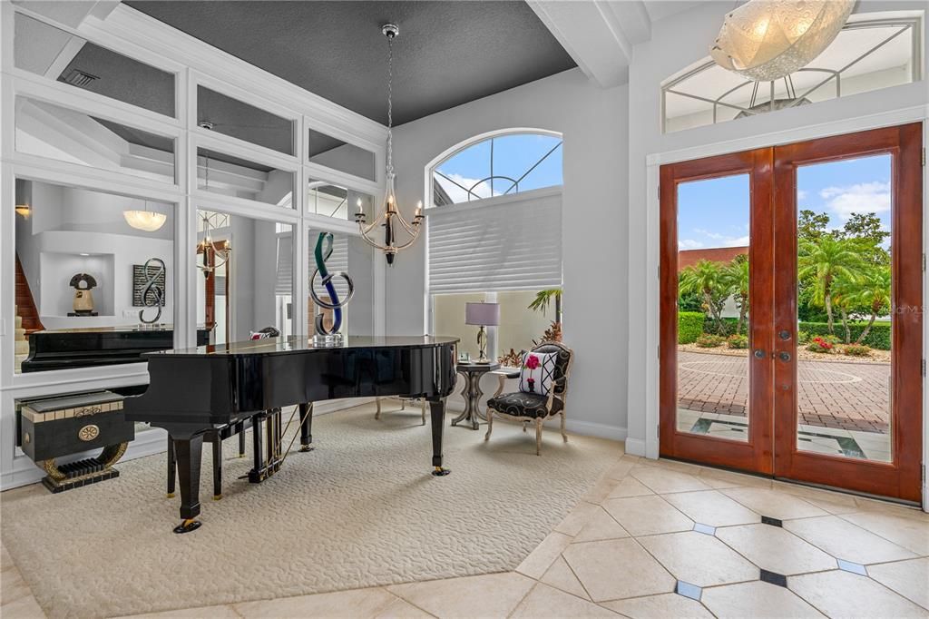 Interior, Pendant Lights, Piano