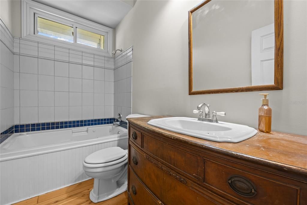 Bathroom, Interior, Wood Texture Flooring