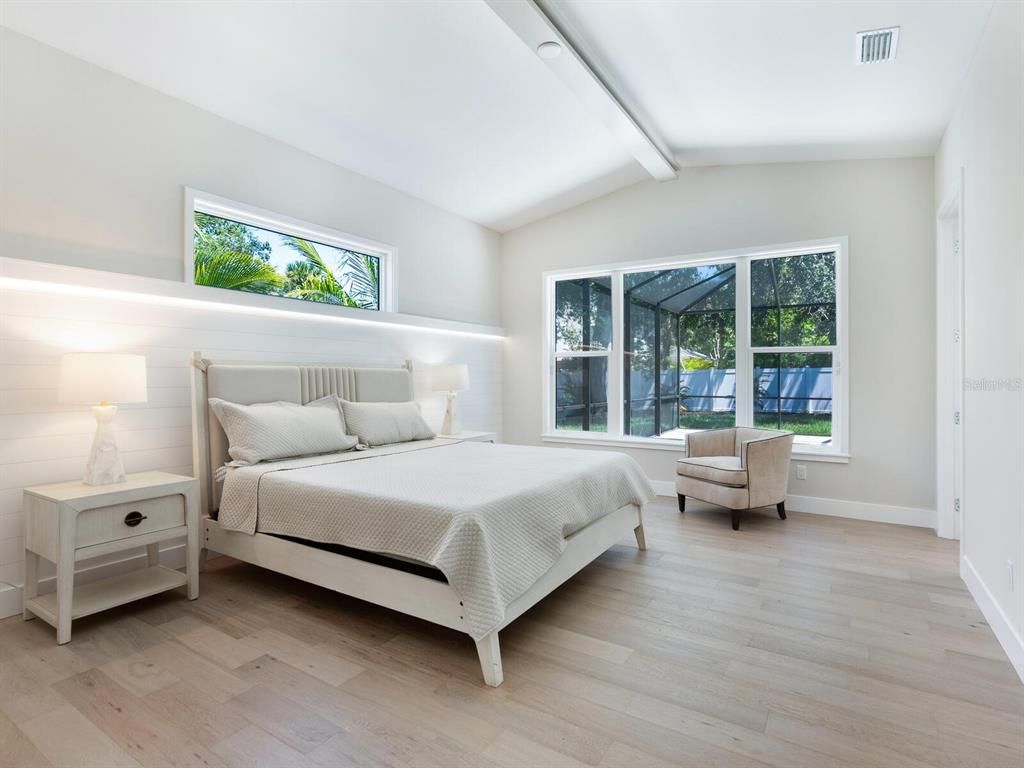 Bedroom, Interior, Wood Texture Flooring