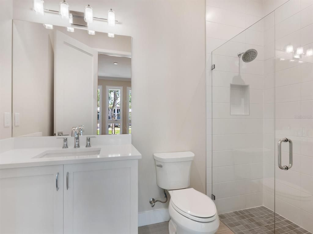 Bathroom, Glass Shower, Interior