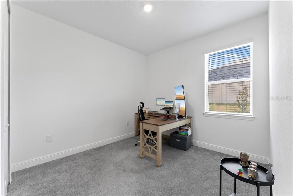 Home Office, Interior, Recessed Lighting