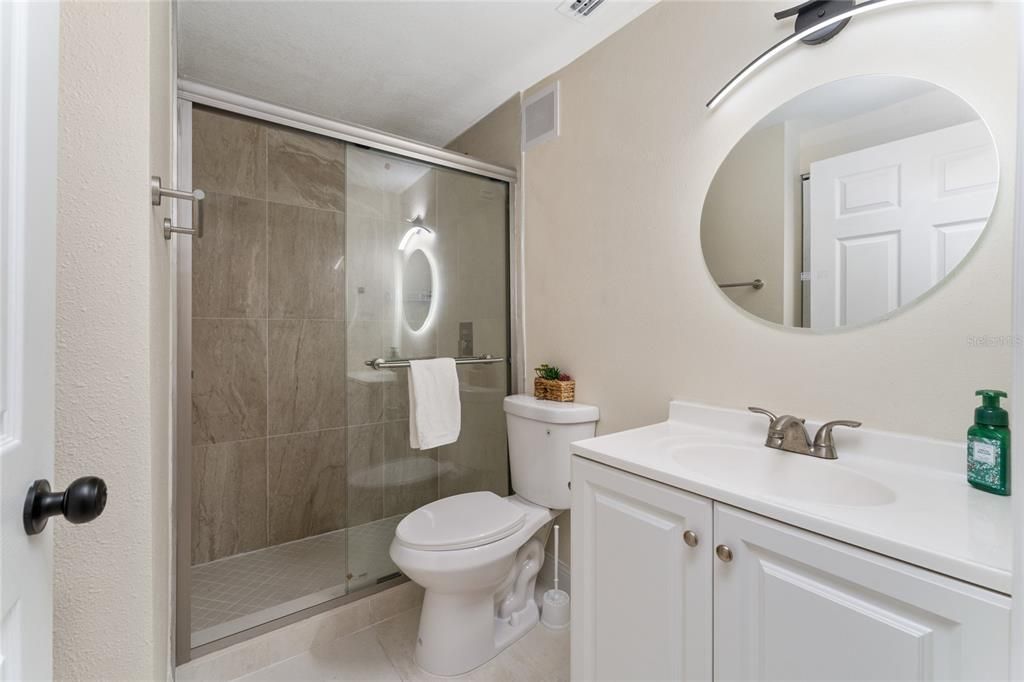 Bathroom, Glass Shower, Interior