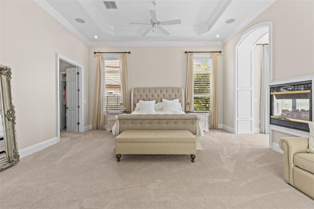 Bedroom, Interior, Recessed Lighting