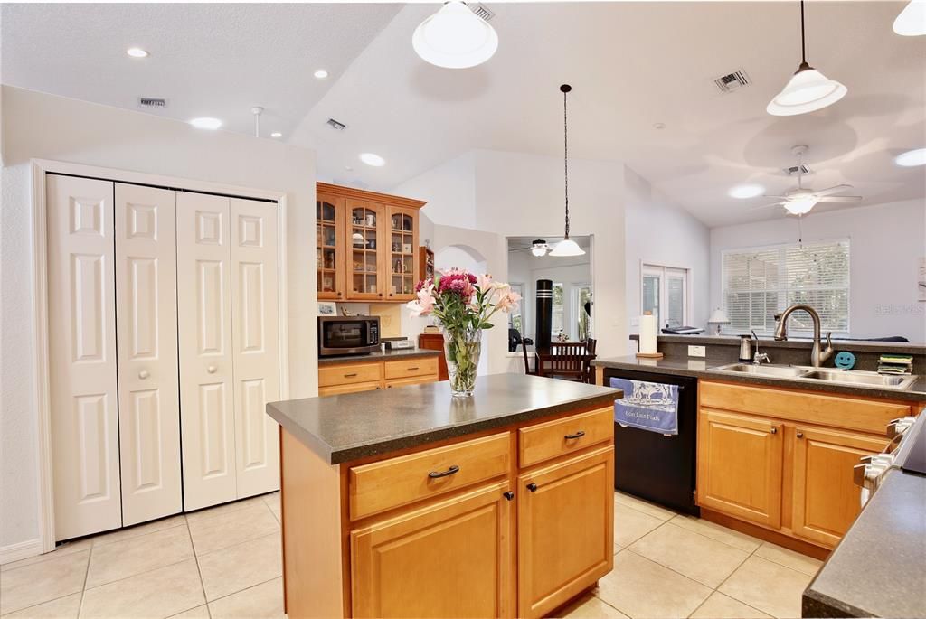 Interior, Kitchen, Pendant Lights, Recessed Lighting