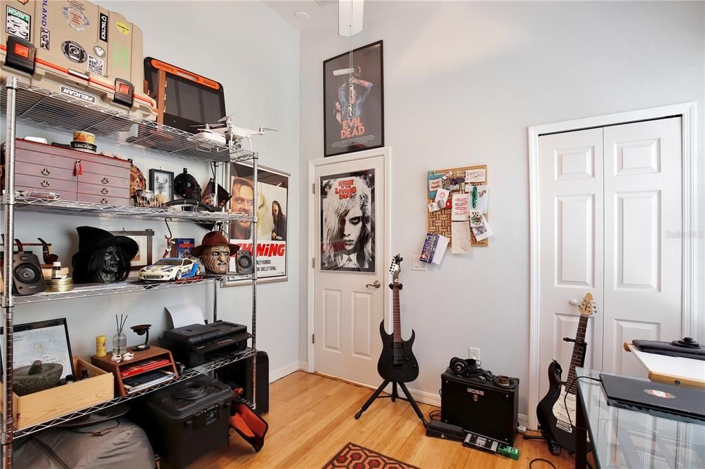 Home Office, Interior, Wood Texture Flooring
