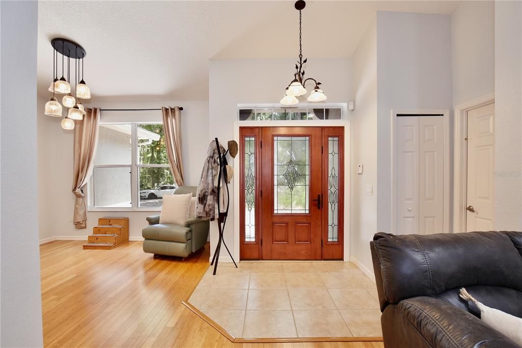 Chandelier, Interior, Pendant Lights, Wood Texture Flooring